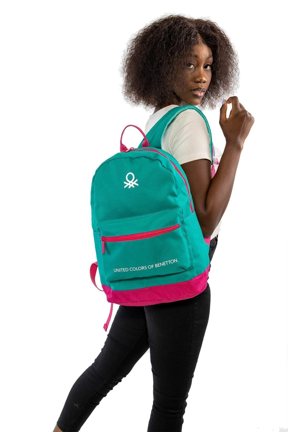 Benetton United Colors Of Casual Sırt Çantası 70409 Turkuaz