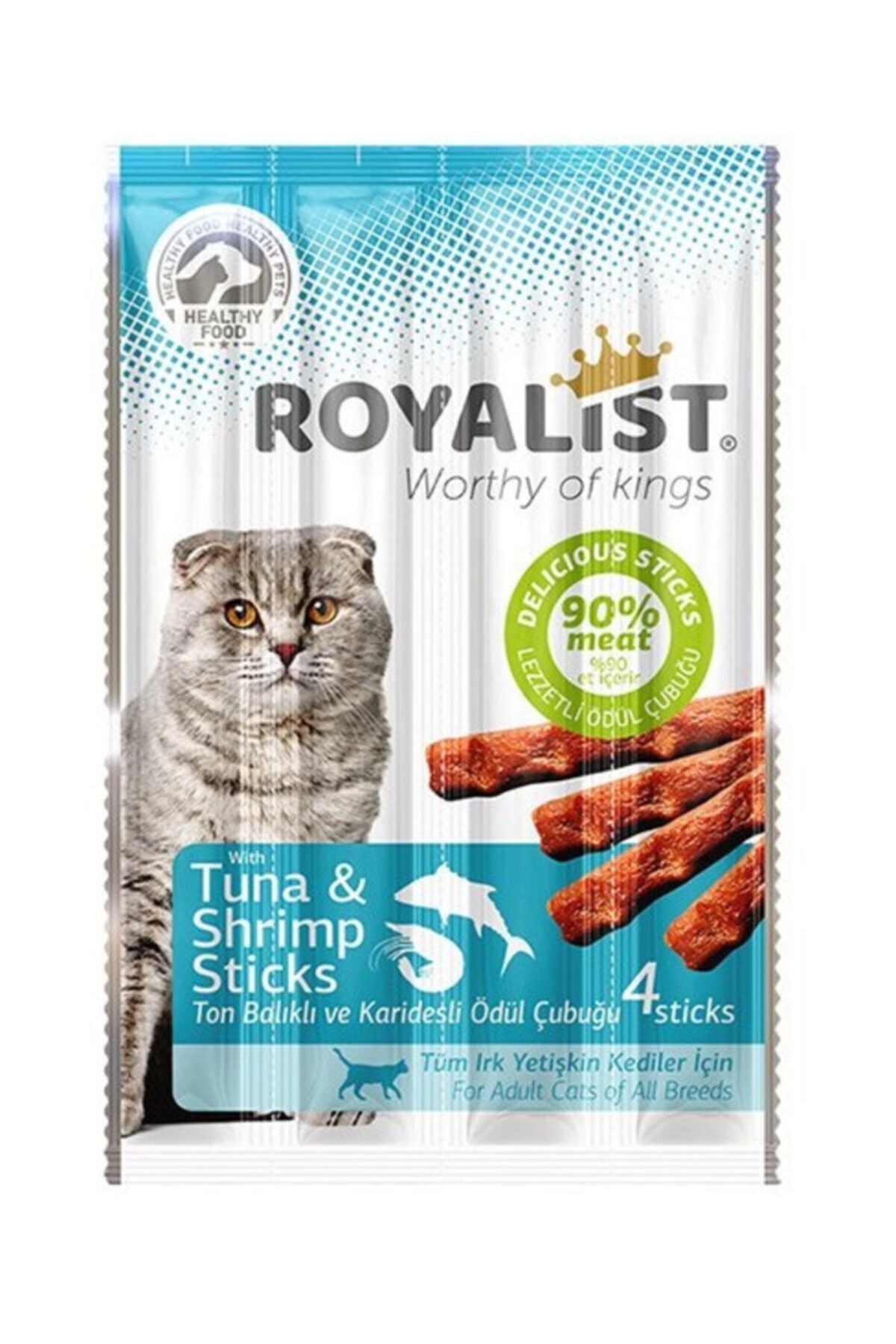 Royalist Balıklı Ve Karidesli Kedi Ödül Çubuğu