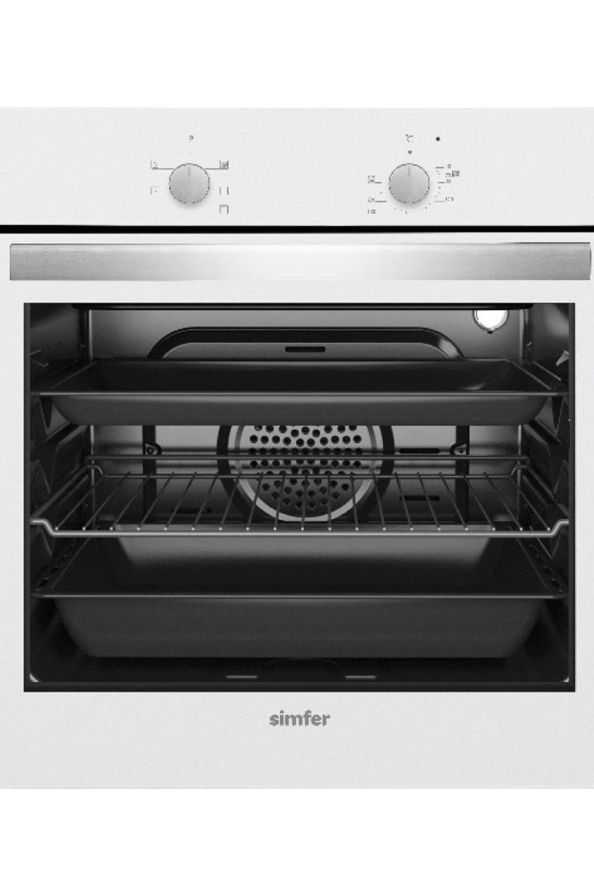 Simfer 7351 BEYAZ CAM ANKASTRE FIRIN
