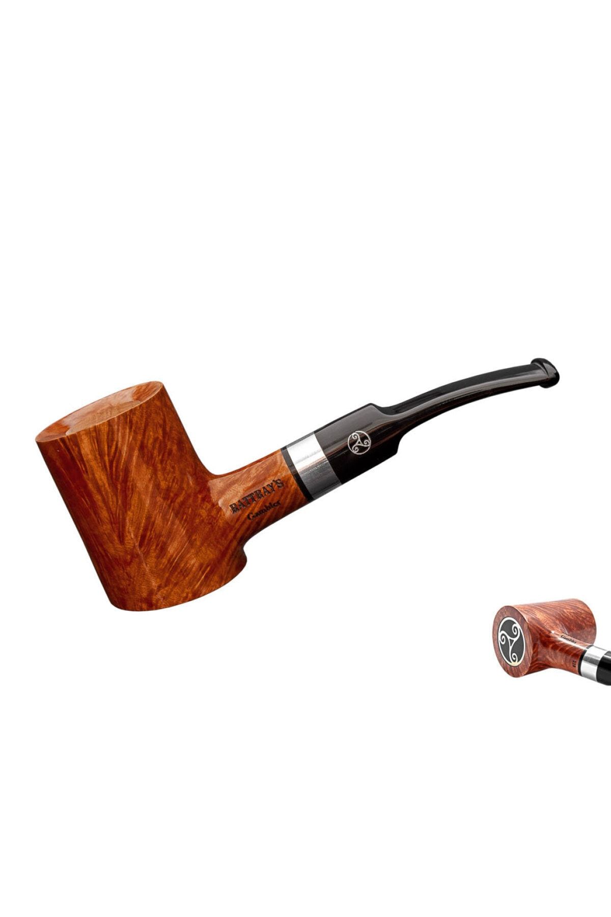 Rattray's Gambler Light 9mm. Filtreli Akrilik Saplı Pipo