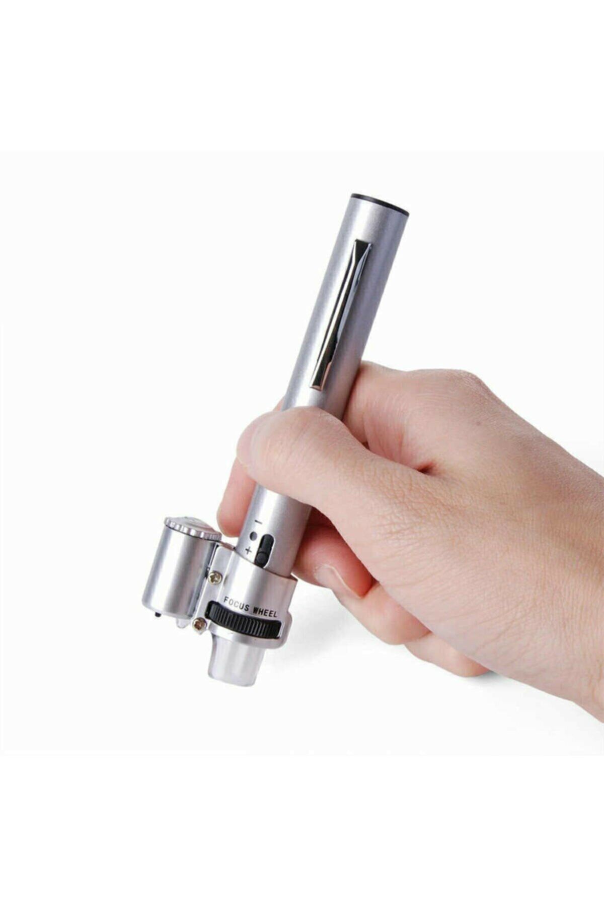 yakpen Kalem Mikroskop Işıklı Mini Mikroskop 100x