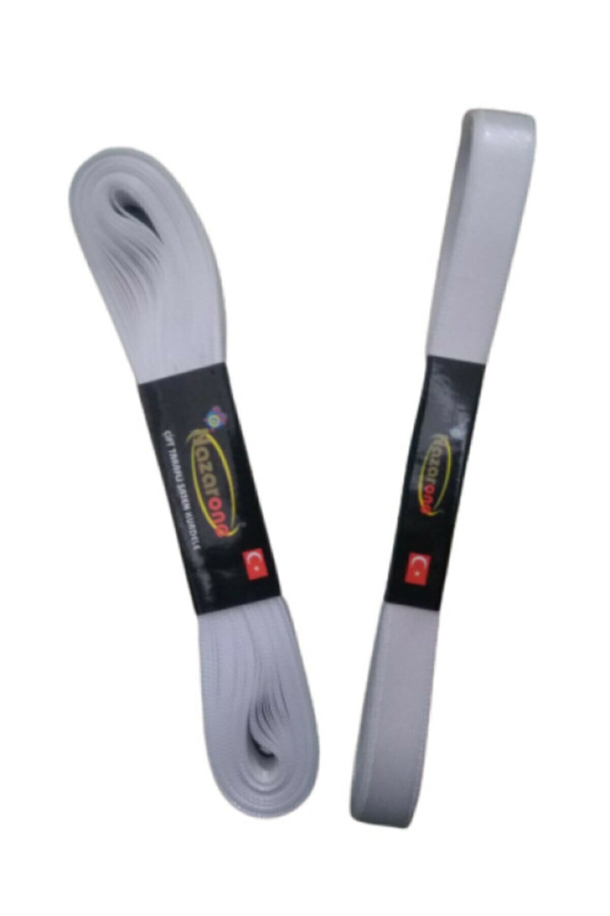 Kezban Tekstil Beyaz Saten Kurdale 1 Cm