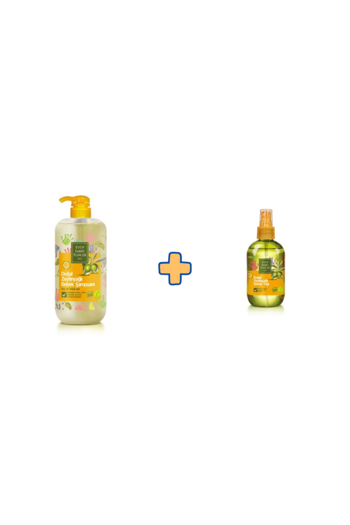 Eyüp Sabri Tuncer Doğal Zeytinyağlı Bebek Şampuanı 600 Ml + Doğal Zeytinyağlı Bebek Yağı 280 Ml