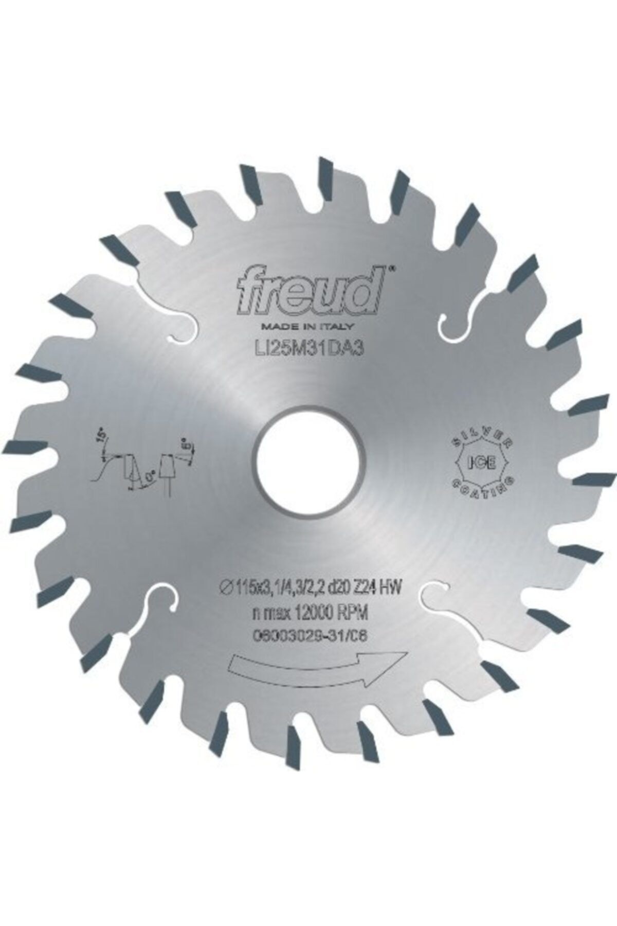 Freud 125*3,1*20 Z24 Çizici Testere