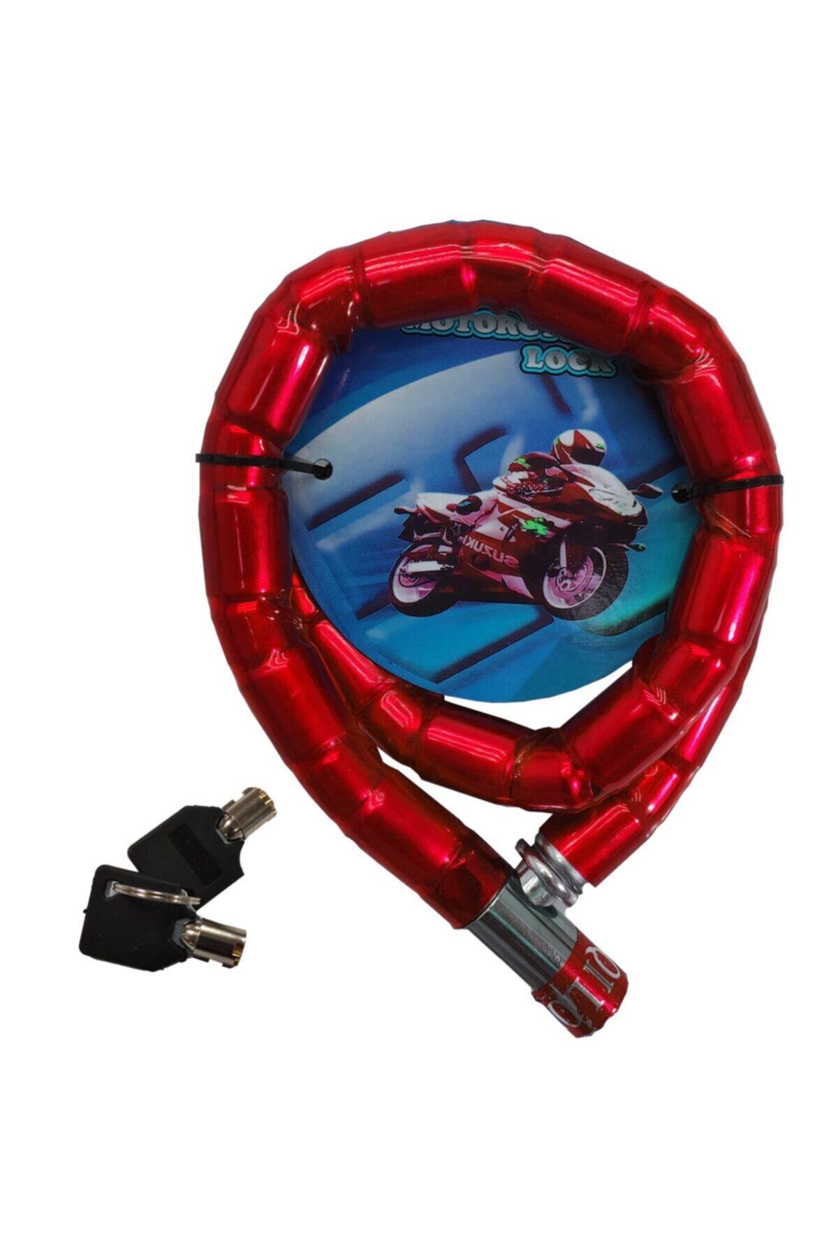 Leva House Bisiklet Ve Motorsiklet Kilidi 22*1200 Mm L-20121 Kırmızı