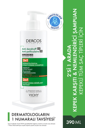 Dercos Selenium Hyaluronic Acid 2in1 Şampuan 390 ml Image 0