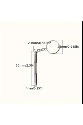 GUANGZHOU 2 adet Hassas Gözlük Tornavida Seti, Taşınabilir Çelik Gözlük Onarım Alet Seti Image 3