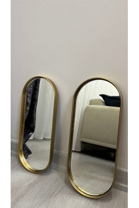OVAL AYNALI SUNUMLUK ALTIN 2 ADET 12*30 Image 0