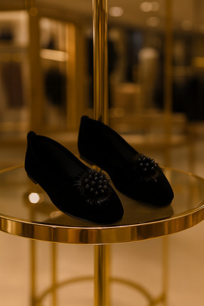 Kadın Ev Terliği Ev Babeti Ev Ayakkabısı Bohça Çeyiz Image 1