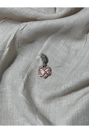 Pembe Sonsuzluk Kalp Charm Image 1