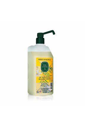 Klasik Limon Kolonyası 1 lt - Sprey Başlıklı Image 0