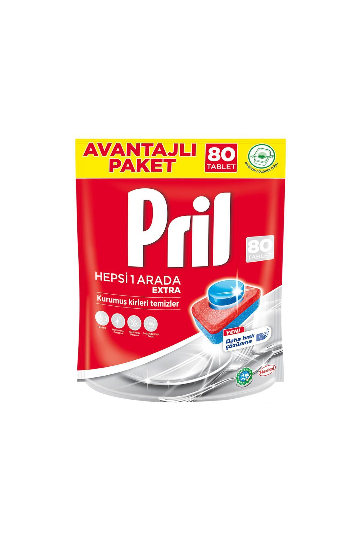 مواد شوینده All in One Extra 80 Tablet