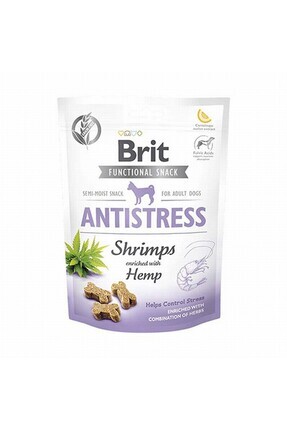 Antistress Karidesli ve Kenevirli Stress Azaltıcı Köpek Ödülü 150 Gr Image 0