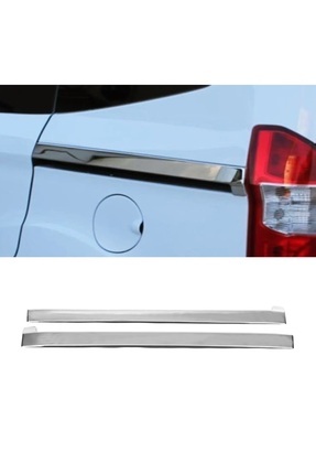 ueskrom Ford Tourneo Courier 2014 Ve Üzeri Krom Sürgü Nikelajı 2 Prç. P.çelik Image 0
