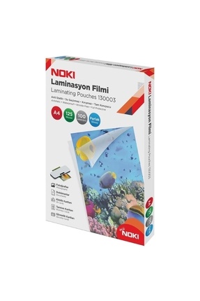 Laminasyon Filmi Parlak 125 Mic A4 100 Lü Image 0