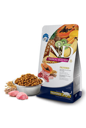 Tropical Selection Kuzu Etli ve Tropikal Meyveli Kısırlaştırılmış Kedi Maması 10 Kg Image 0