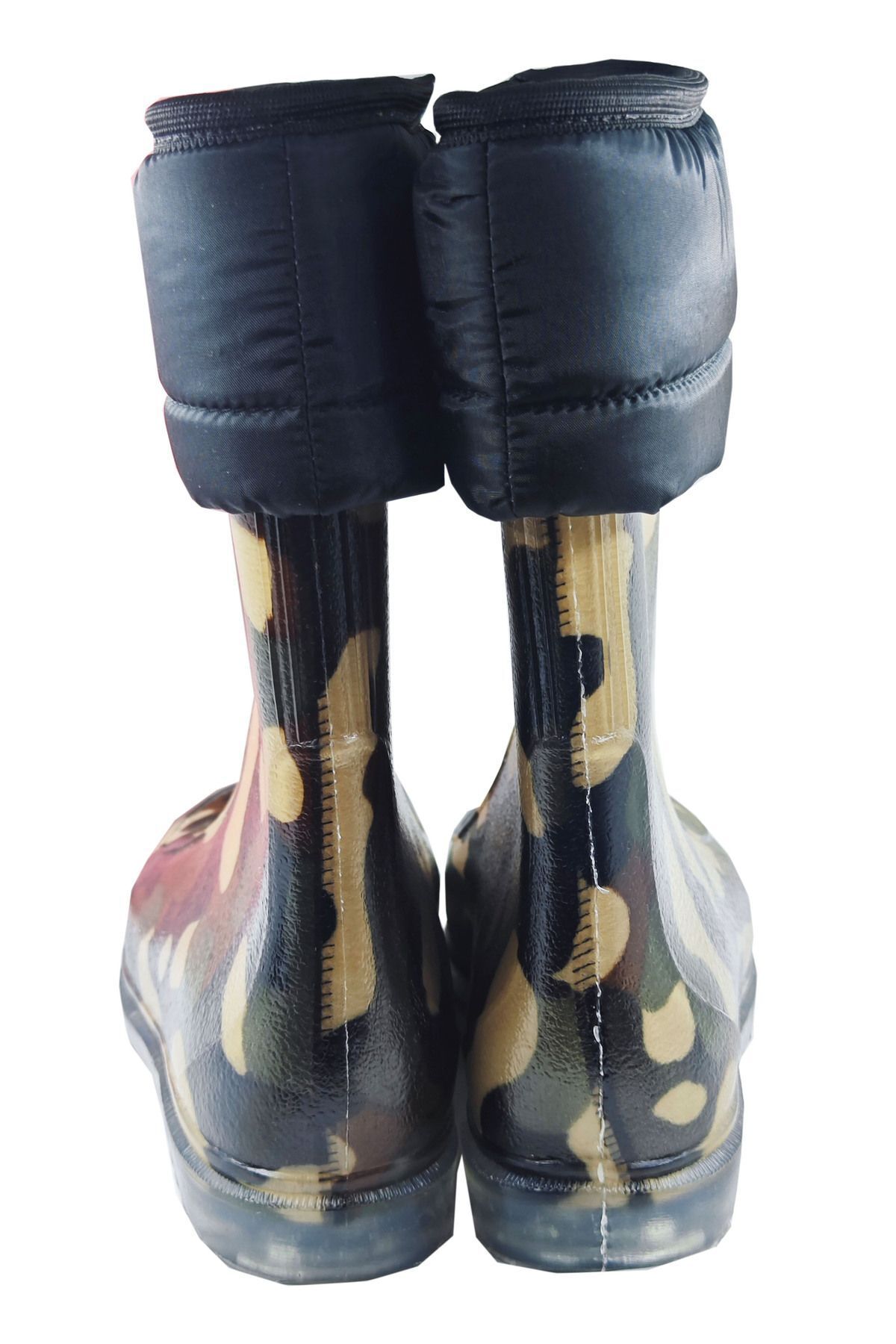 چکمه های پشمی طرح دار ضد آب مقاوم در برابر -30 درجه چکمه های شکارچی و ماهیگیر