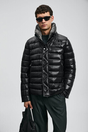 Jack Kaz Tüyü Siyah Erkek Mont 112120239 Image 4