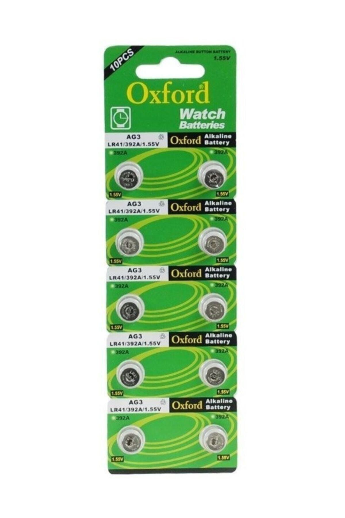 Oxford Alkaline Düğme Pil 10 Adet Ag3 Lr41 384 L736