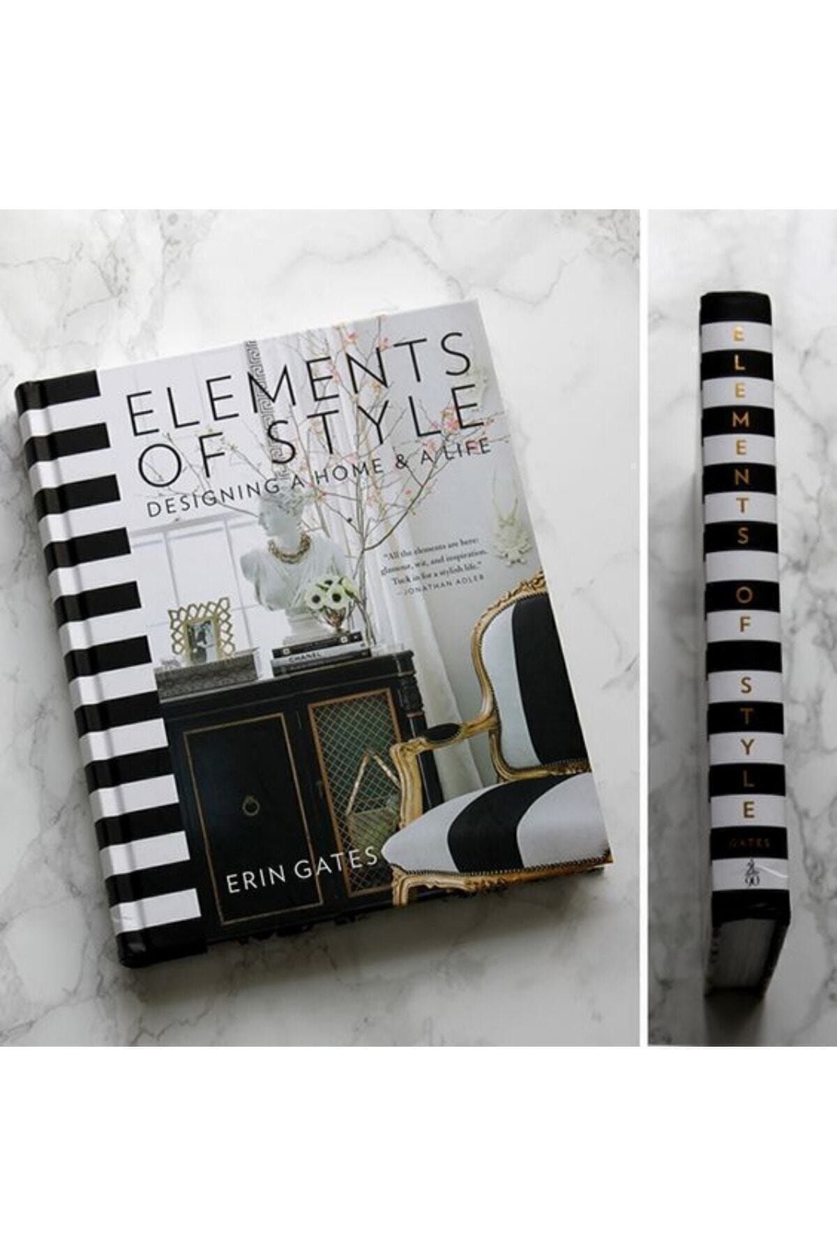 Kitap kutusudlb Elements Of Style Dekoratif Kitap Kutu Siyah Beyaz Erin Gates