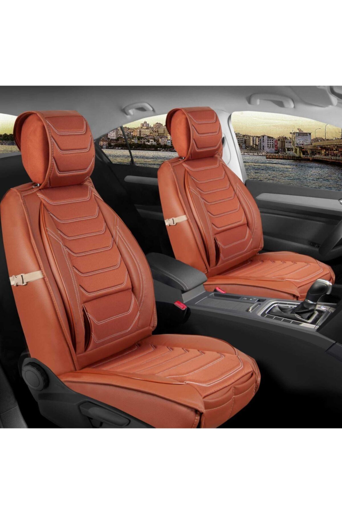 stiloto Antalya Opel Corsa Uyumlu Premium Deri Tam Set Oto Koltuk Kılıfı (hediyeli+terletmez)