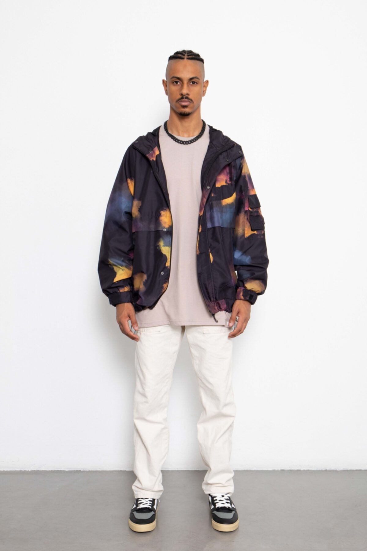 Machinist Batique Oversize Siyah Erkek Yağmurluk