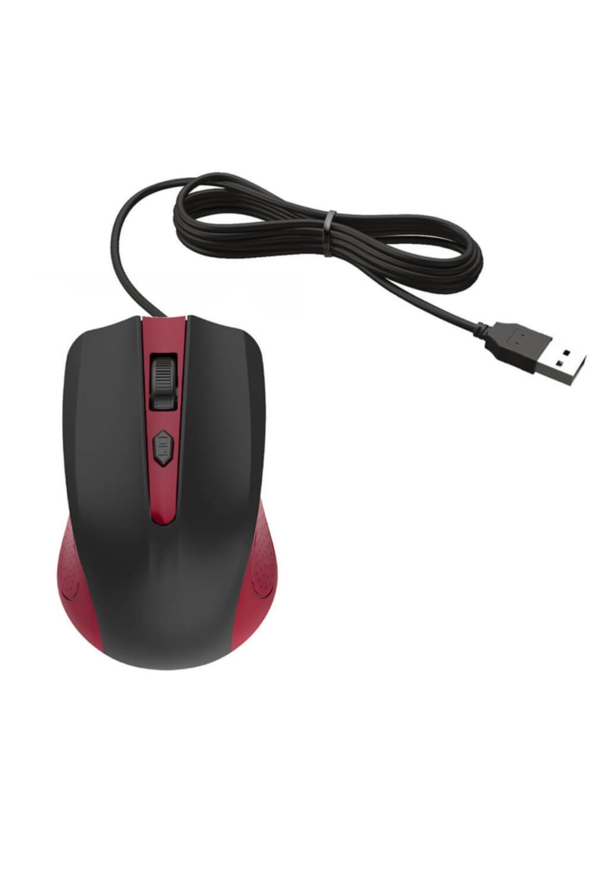 WOZLO Wz-g211-e Kablolu Optik Mouse 1600 Dpi - Kırmızı