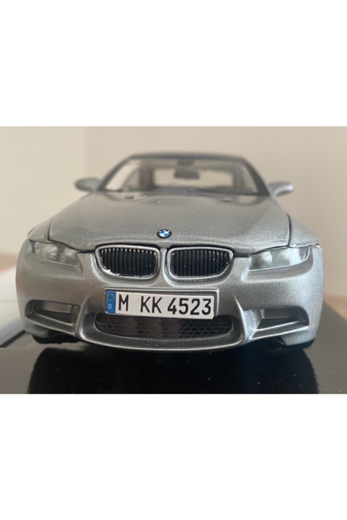 toysandmore Bmw M3 Model Metal Araba 1-24 Büyük Boy Orjinal Kapılar Kaput Açılır Gri