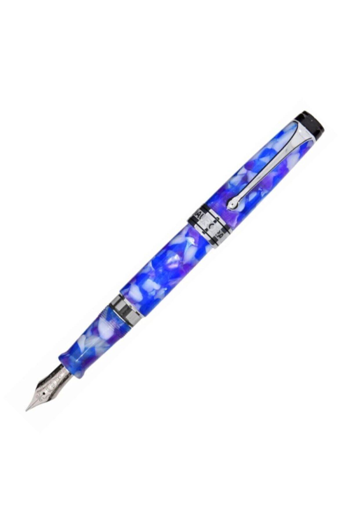 Aurora Optima Caleidoscopio Luce Blue Dolma Kalem Limited Edition 996-ckb
