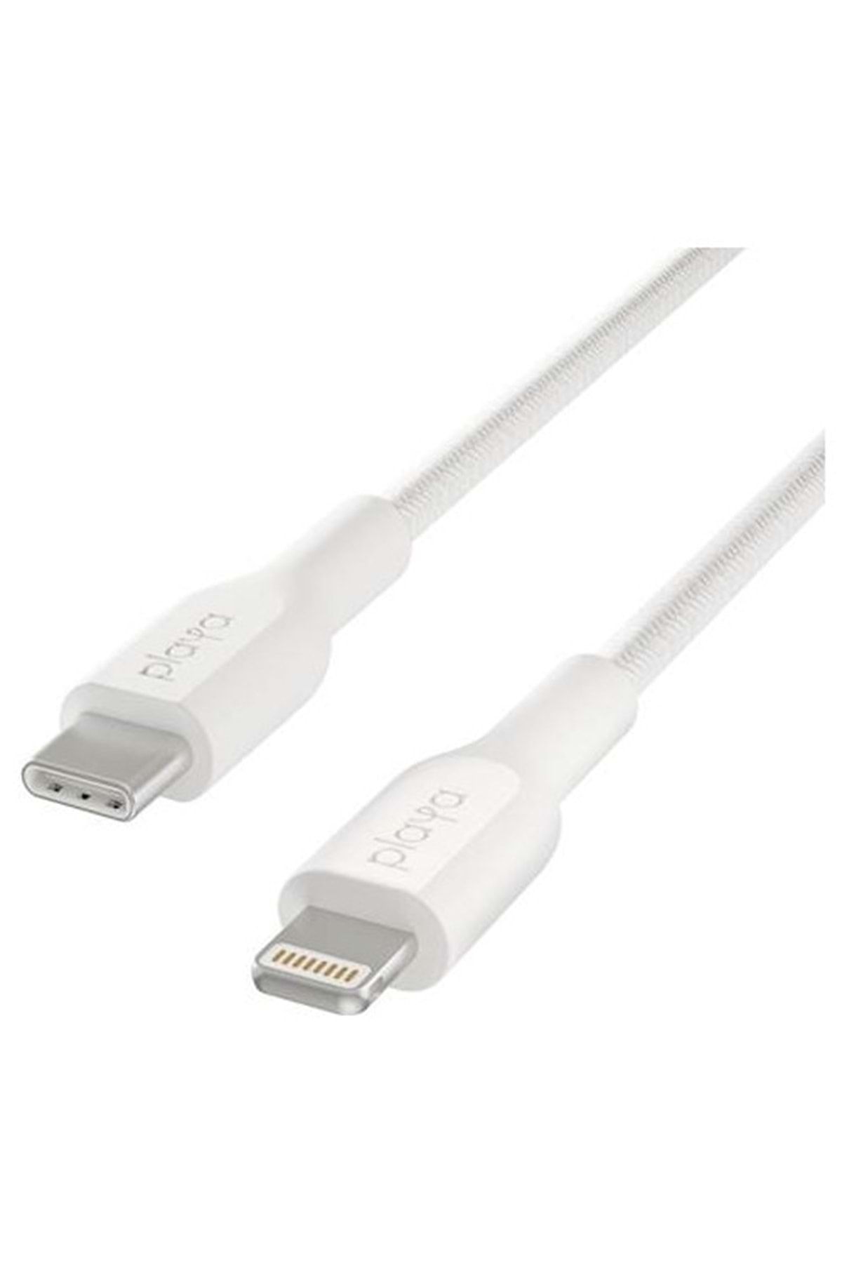 Belkin Playa Örgülü Type C - Light Beyaz