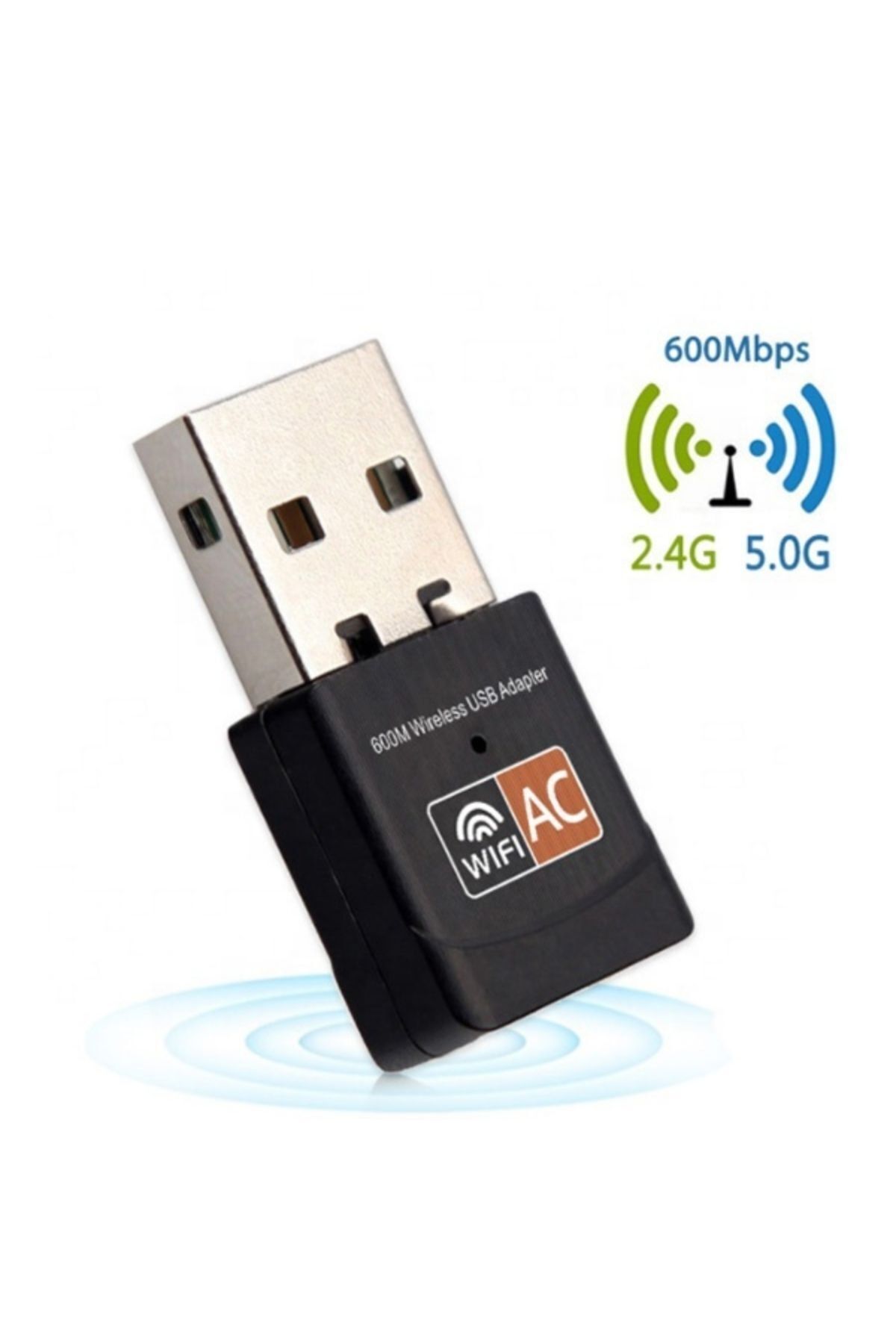 Suba 600 Mbps Wireless Adaptör Kablosuz Ağ Pc Wifi Alıcı Usb