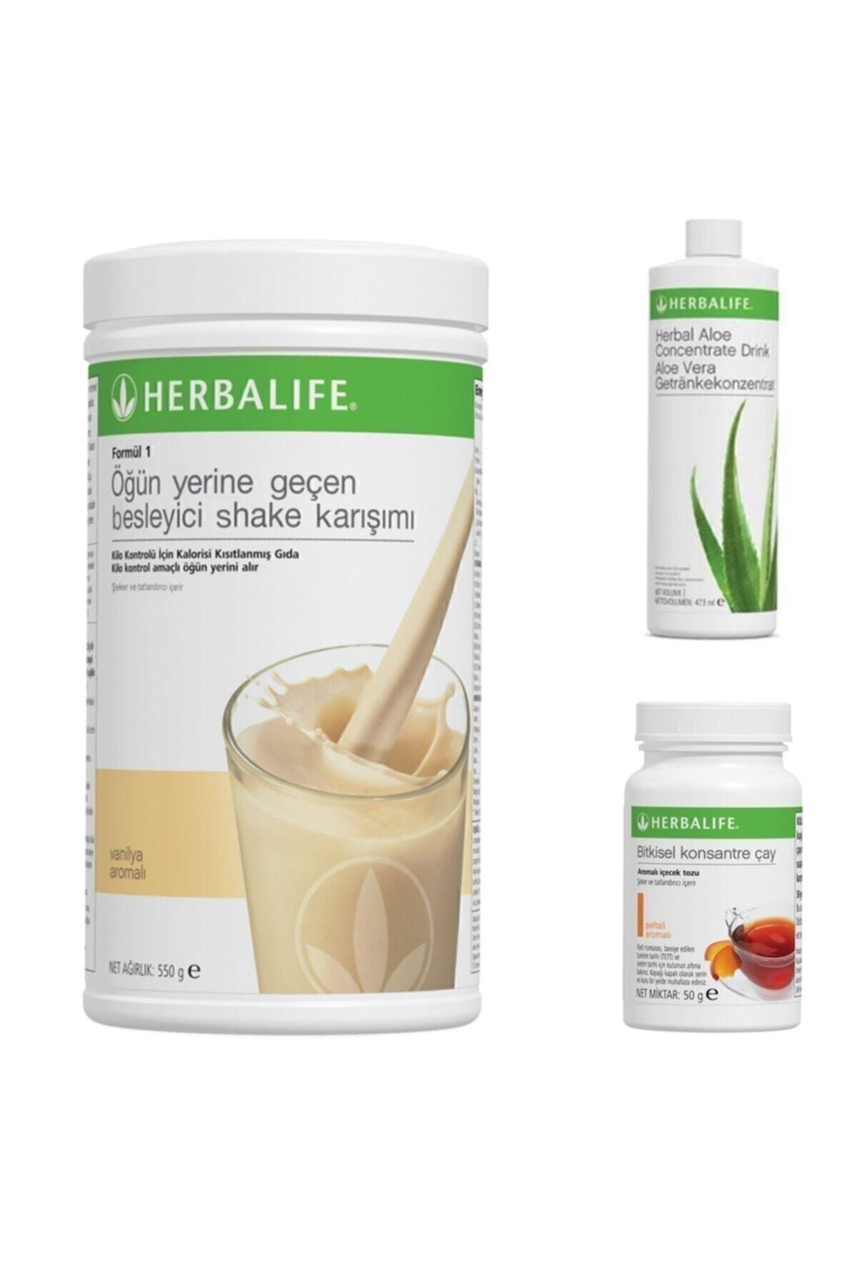 All Herba Herbalife Başlangıç Seti Shake Aloe Vera Çay