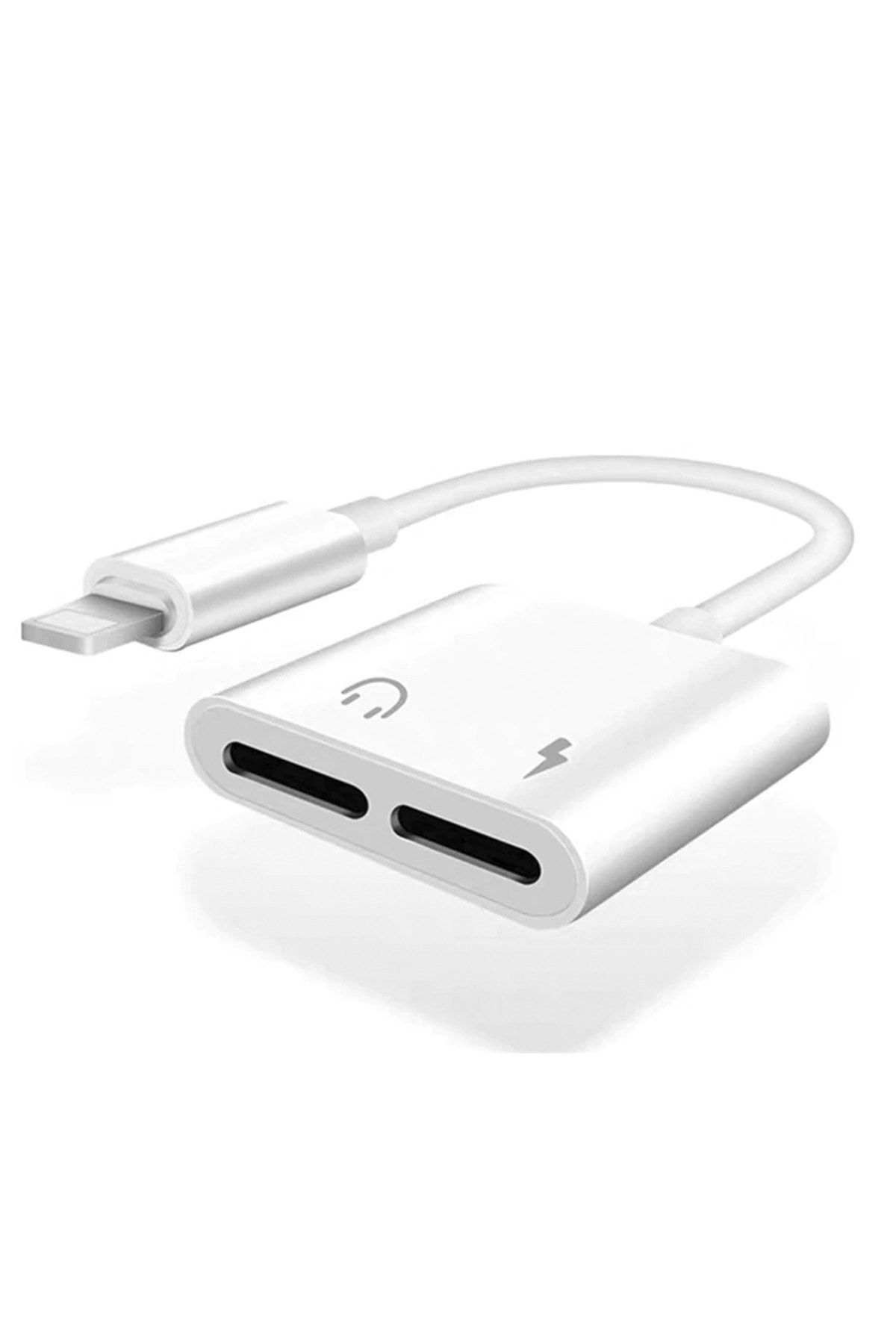 Mesear Iphone Xs Uyumlu Lightning Uyumlu Kulaklık Ve Şarj Çevirici Dönüştürücü Çoğaltıcı Otg