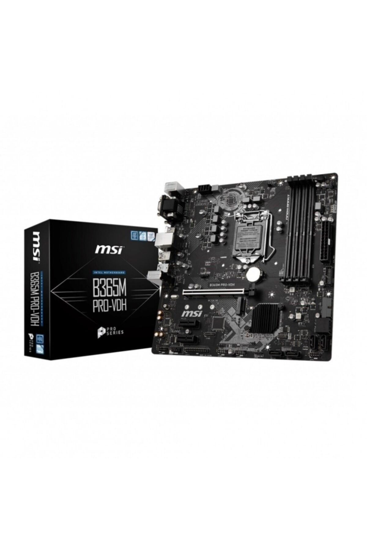 MSI B365m Pro-vdh B365m 4xddr4 Dvı/hdmı 1xm.2 1xglan Usb3.1 1151v2 Pın Anakart