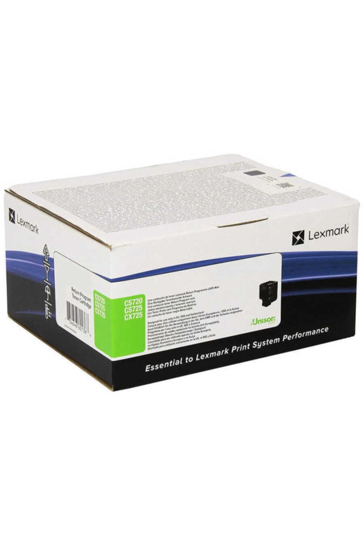 Lexmark Cs720-74c5sk0 Siyah Orjinal Toner Yüksek Kapasiteli
