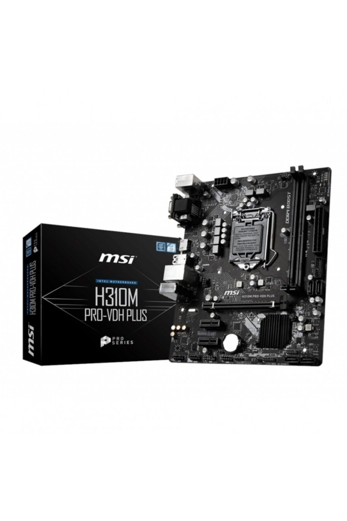 MSI H310m-pro-vdh-plus H310 2xddr4 Vga/dvı/hdmı 1xglan Usb 3.1 16x 1151v2 Pın Anakart