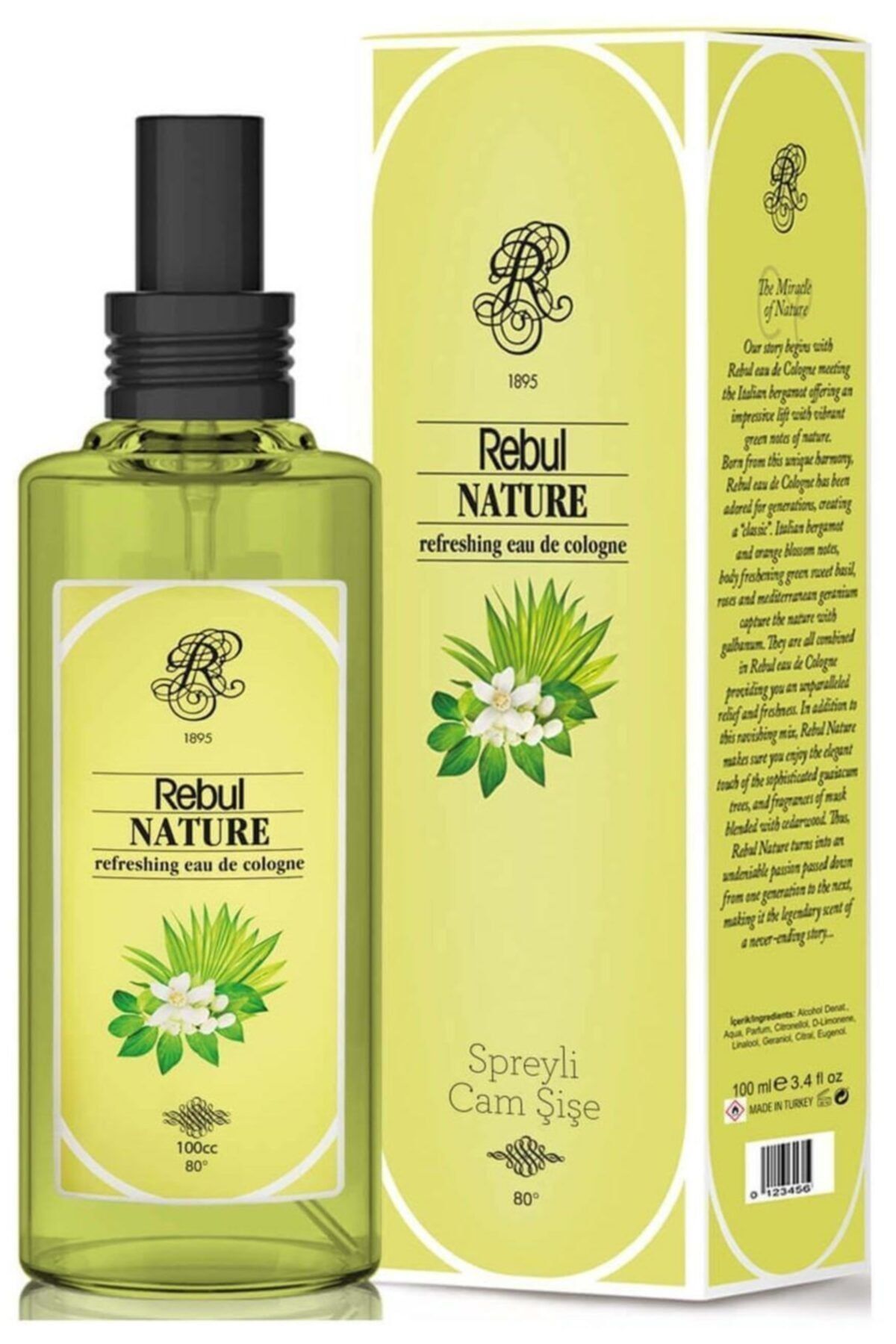 Rebul Nature Sprey Kolonya 100 ml