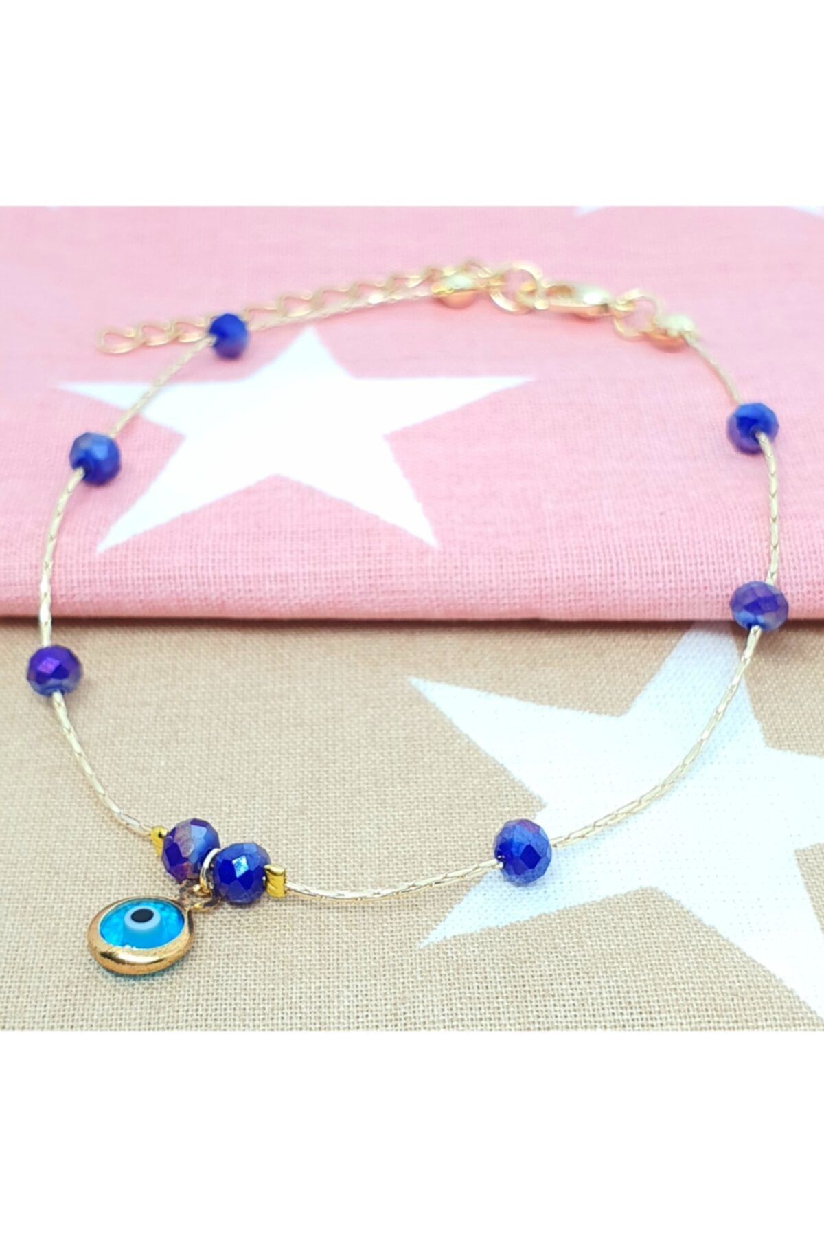 Stone Design Bracelet Nazar Boncuğu Halhal