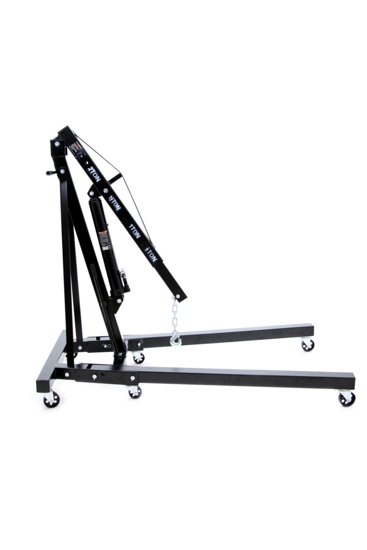 WORLDFORCE TOOLS Worldforce 3 Ayaklı 2 Ton Hidrolik Vinç Caraskal Ithal 80 Kg Profesyonel Servis Ekipmanı