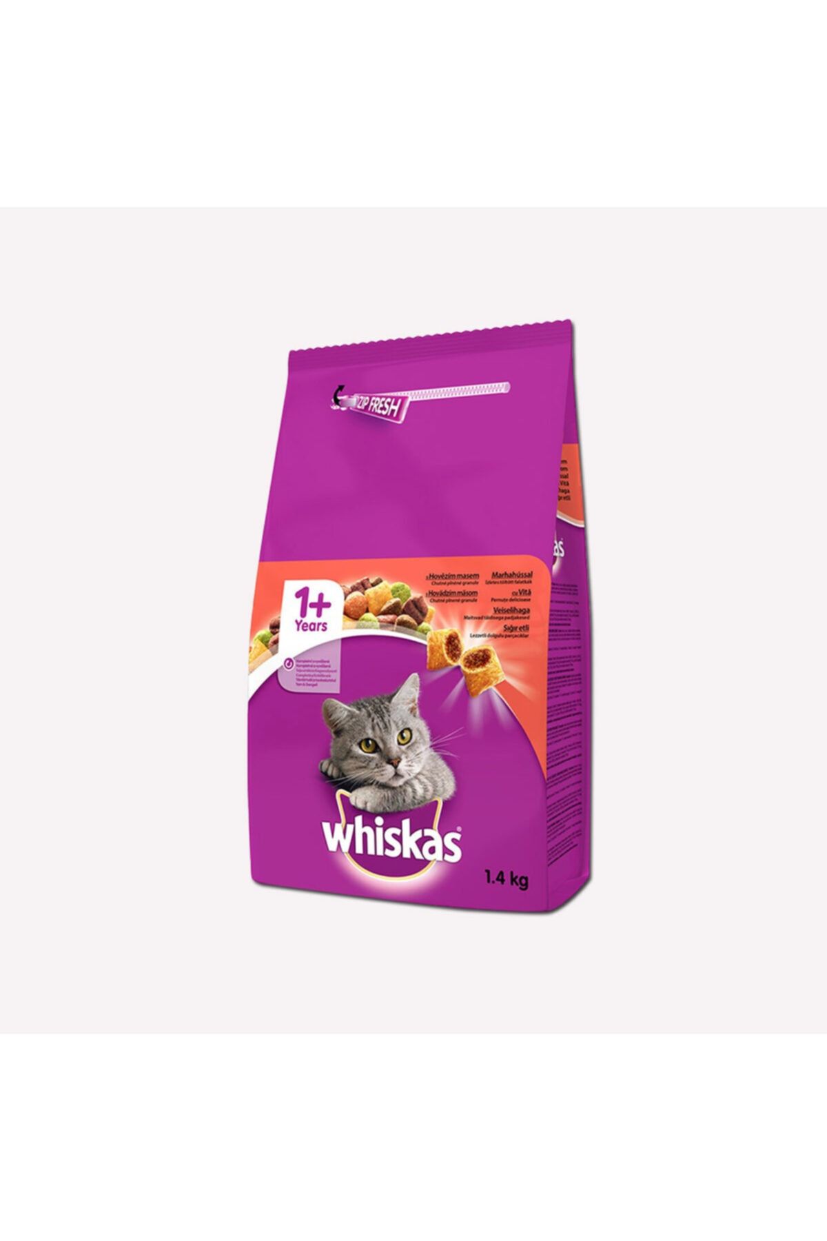 Whiskas Biftekli Kuru Kedi Maması 1.4 Kg