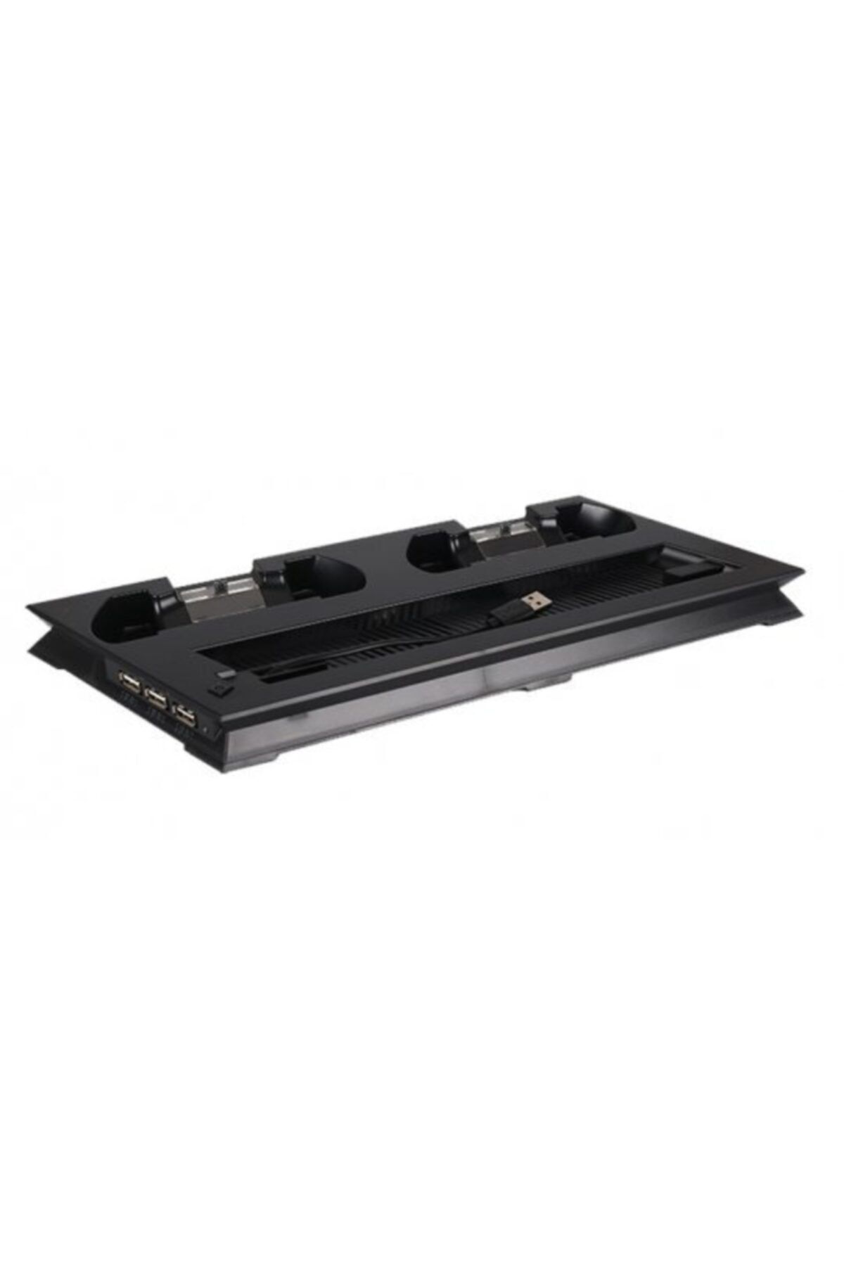 Kontorland Ps4 Slim Çift Fanlı, Şarj Özelliği, Usb Çoğaltıcı Sabitleyici Koruyucu Stand Ps-4006 Slim
