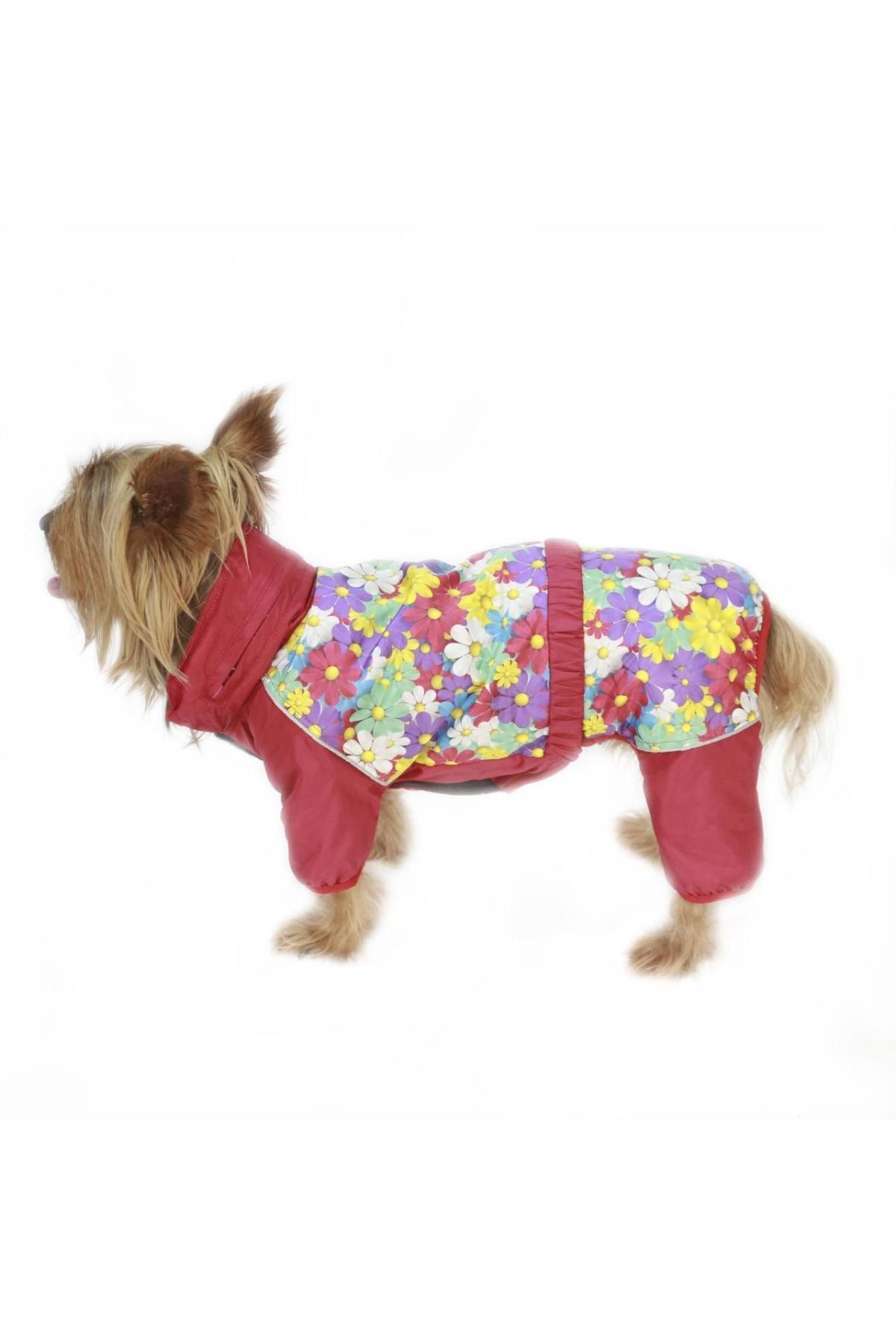 Pawstar Daisy Romper Küçük Ve Orta Irklar Için Tulum-mont Yağmurluk Köpek Kıyafeti