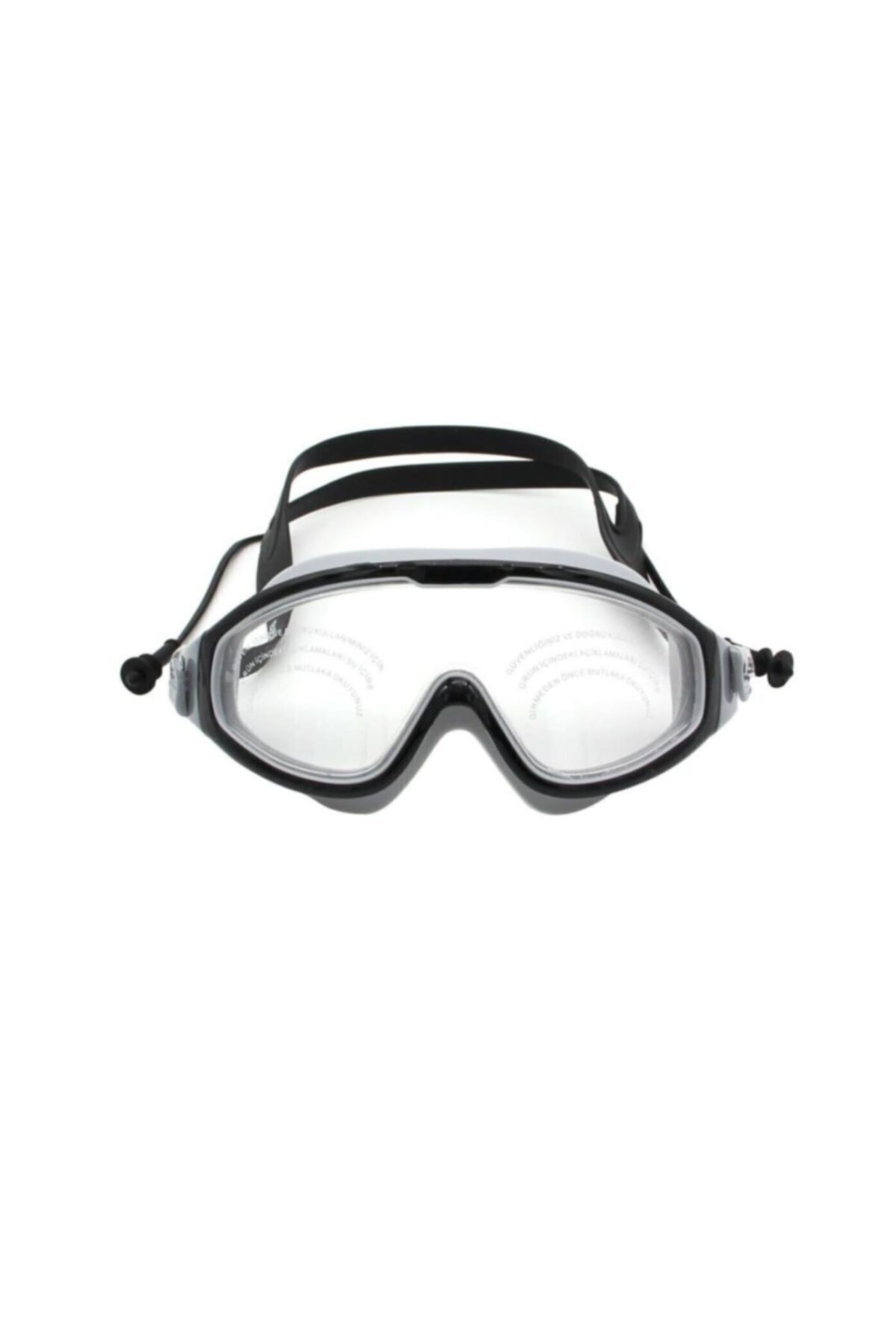 BERMUDA Çocuk Sörf Silikon Yüzücü Gözlüğü - 9010 - Siyah