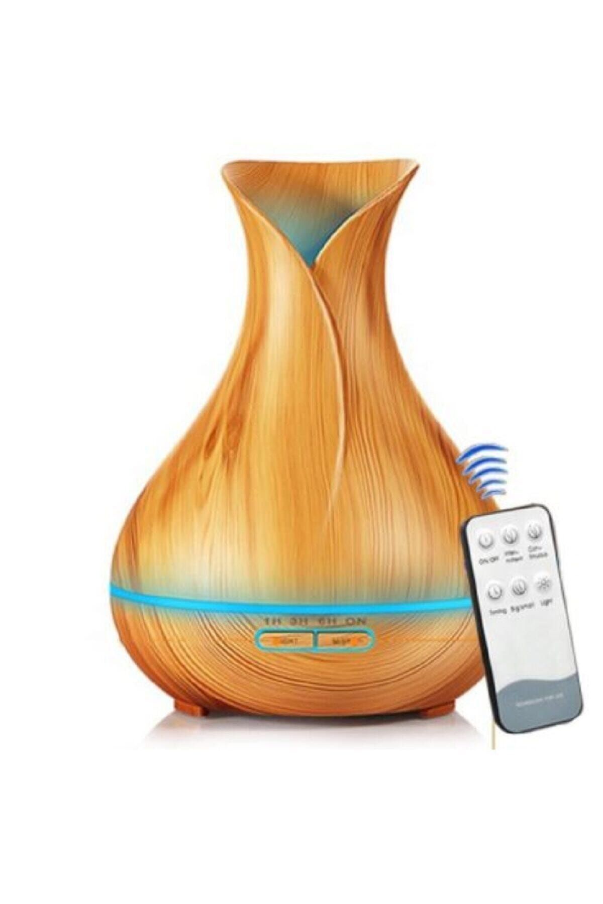 Sarftech A2 Kahverengi 7 Led Işıklı Aromatik Oda Kokusu Hava Nemlendirici 550 Ml Kahve Aroma Difüzörü Buhar