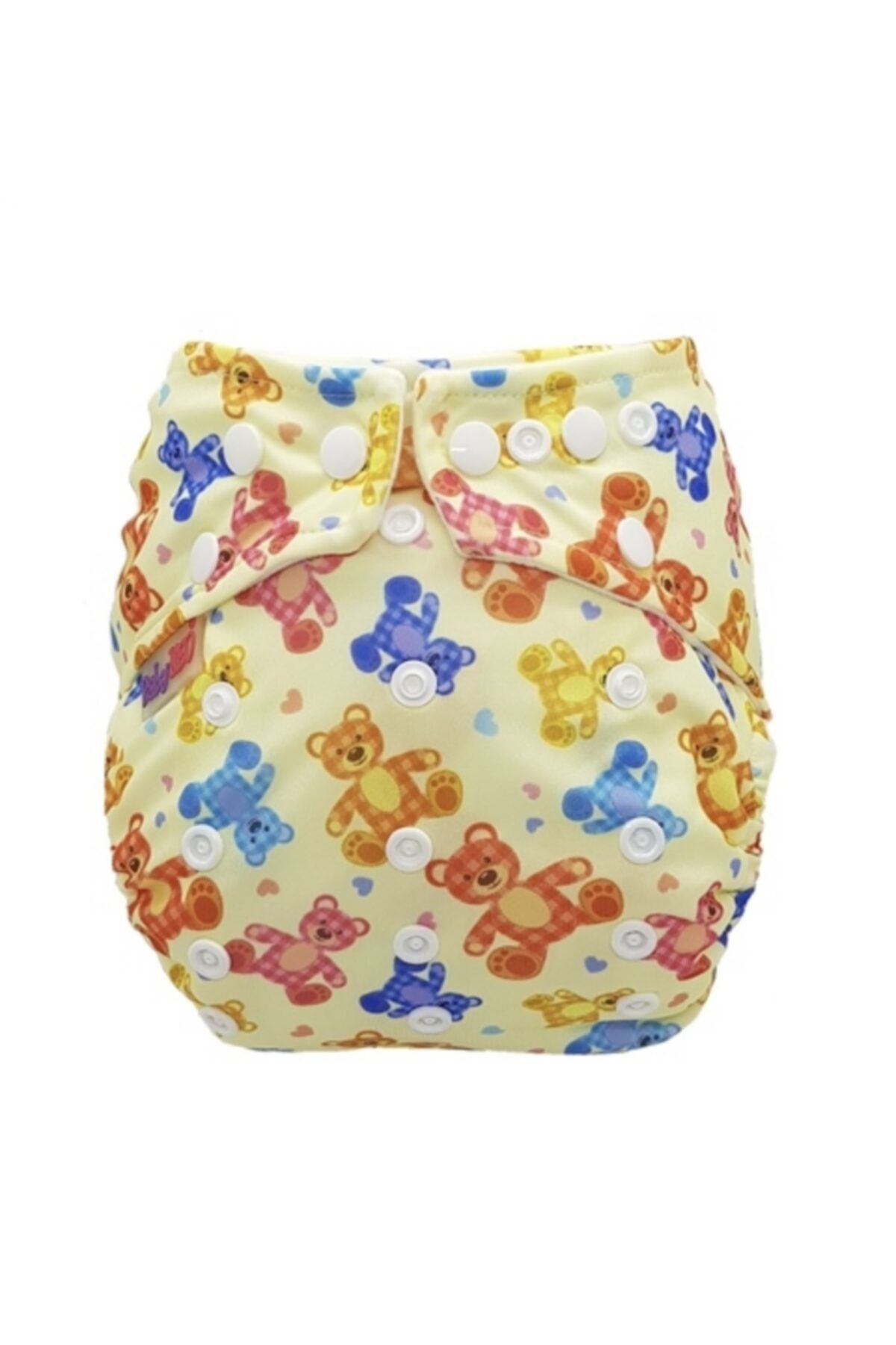 BabyNEO - 5-17 Kg Arası Bedeni Ayarlanabilir Yıkanabilir Bebek Bezi + Iç Pedi (ayıcıklr)