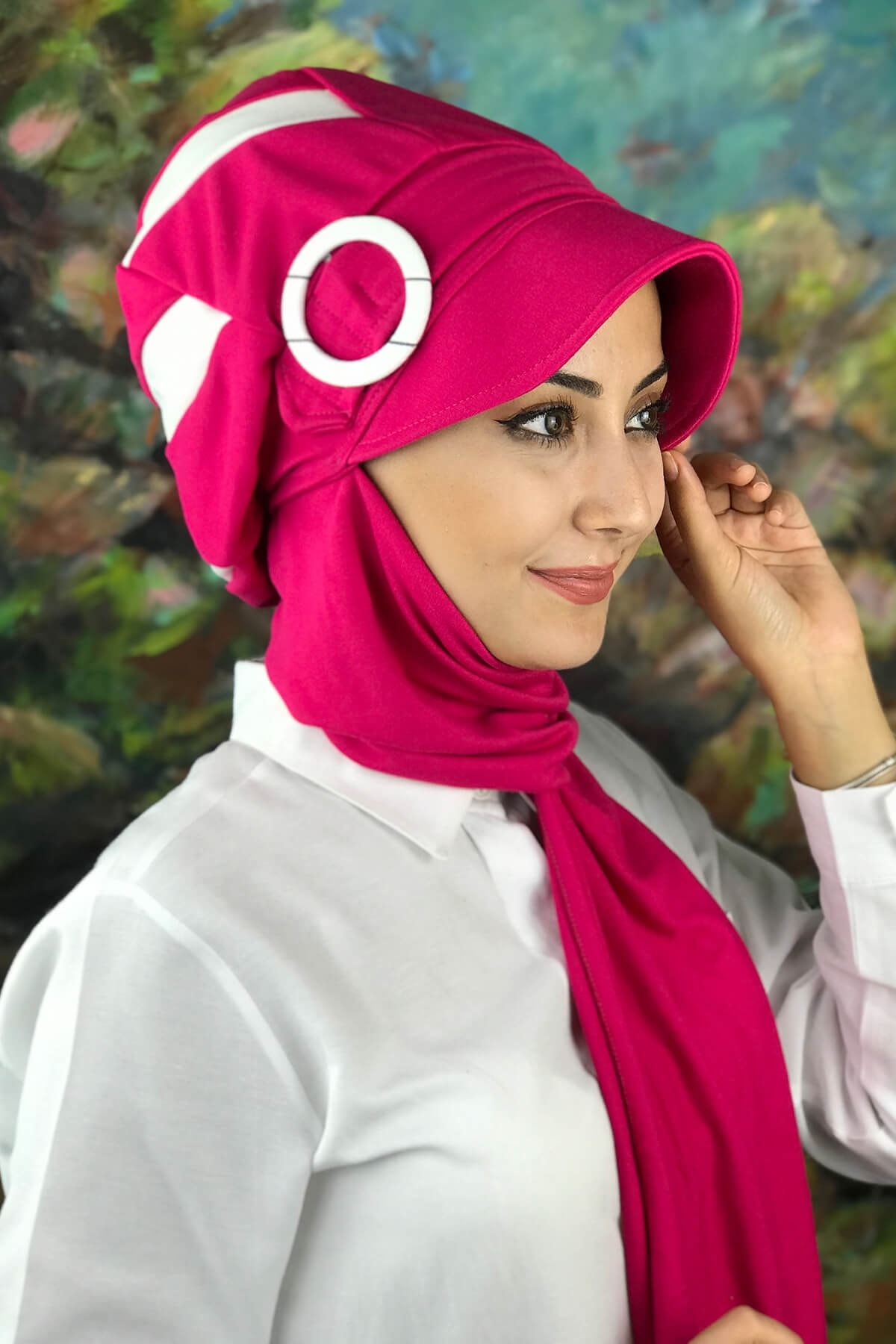 Yoisho Store Pembe Atkılı Şapka Pembe