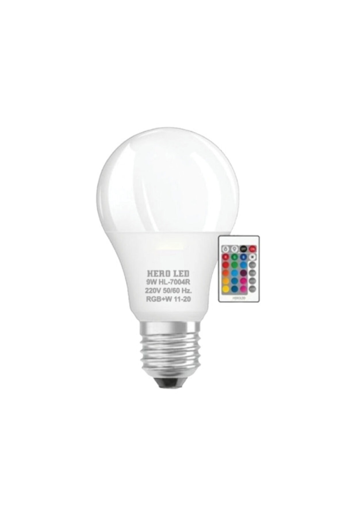 Hero Led 9 Watt Kumandalı Rgb Led Ampul - 9w Rgb Ampul