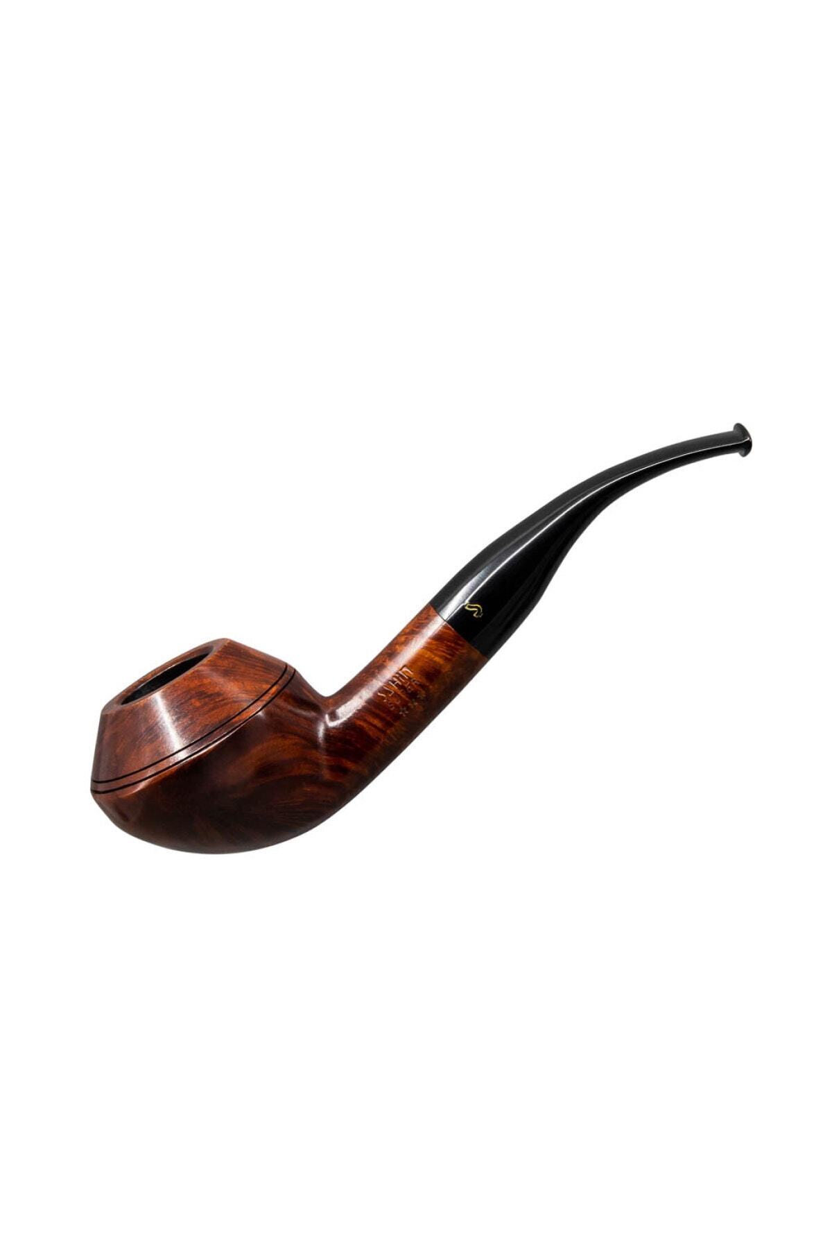Şahin Üç Yıldız 640 9mm. Filtreli Ebonit Saplı Pipo
