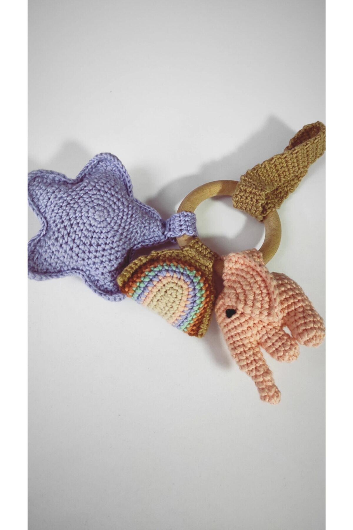 Baby Collection Emzik Zinciri (çıngıraklı 3'lü Emzik Ve Bebek Arabası Oyuncağı)