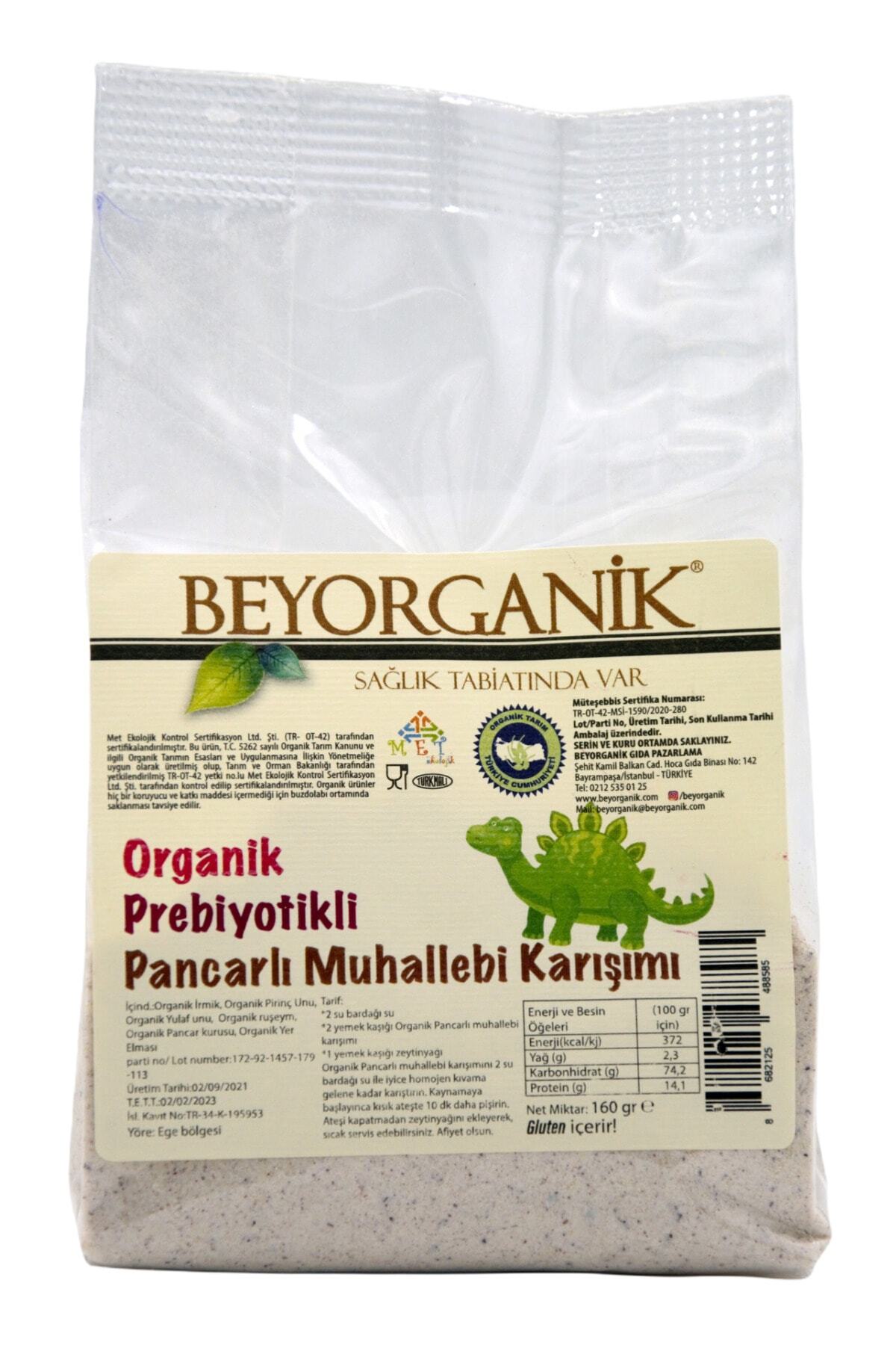 BEYORGANİK Pancarlı Muhallebi Karışımı(PREBİYOTİKLİ) 160gr